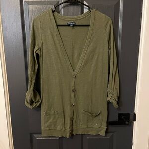 American Eagle Outfitters Green Knit Sweater